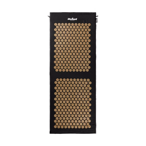 Rebel Active XXL akupresūros kilimėlis su pagalve, 130 x 50 cm, aukso spalvos spygliai