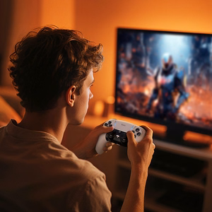 Žaidimų valdymo pultelis Hoco GA32 for PS5 juodas