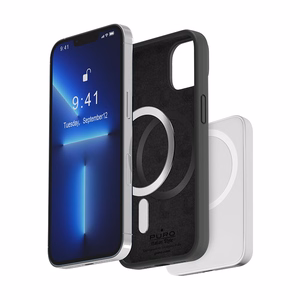 Puro ICON MAG dėklas, skirtas iPhone 14 Plus, suderinamas su MagSafe, juodas