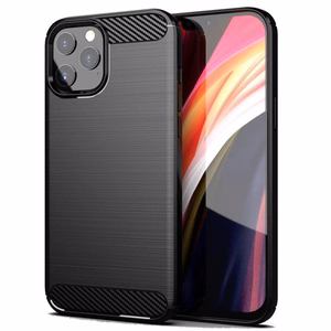 CARBON dėklas telefonui IPHONE 11 Pro Max juodas
