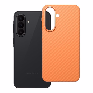 Su MagSafe suderinamas KEVLAR dėklas Samsung A27, kosminės oranžinės spalvos