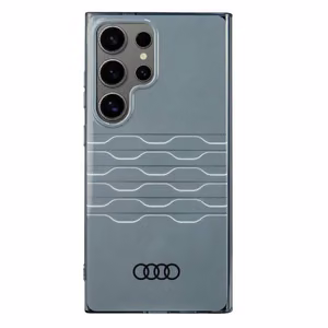 Audi IML Geometrinio rašto dėklas telefonui S24 Ultra S928 pilkas/pilkas kietas dėklas AU-IMLS24U-A6/D3-GY