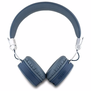Guess Bluetooth ENC GUBH70PGTSPSB ant ausų ausinės mėlynos/mėlynos grūdėtos klasikinės apvalios formos