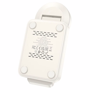 Belaidis įkroviklis Hoco 3in1 15W suderinamas su MagSafe CQ3 baltas