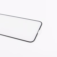 Grūdintas 5D stiklas "iPhone 15 Pro 6,1" juodas rėmelis