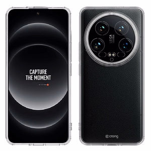 Crong Crystal Shield Cover dėklas, skirtas Xiaomi 14 Ultra, skaidrus