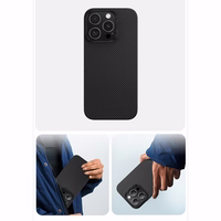 Benks Magnetinis Armor Air Kevlar dėklas telefonui iPhone 16 Plus - PC rėmas 600D - juodas (m)