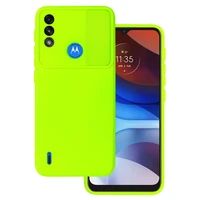 Camshield Soft dėklas telefonui Motorola Moto E7 Power/E7i Power laimo spalvos