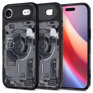 Spigen Ultra Hybrid MagSafe dėklas telefonui iPhone 17 Air Zero One - juodas