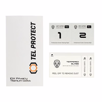 Grūdintas stiklas Tel Protect 10X Privacy Titanium skirtas Iphone 16 Pro/17 (vokas)