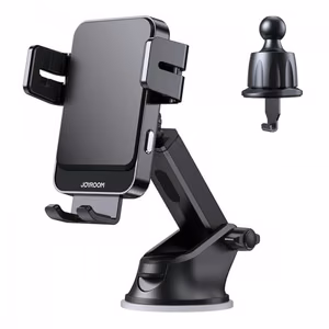 Держатель Joyroom JR-ZS219 с индукционной зарядкой Qi (чёрный)