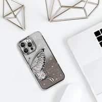 Tel Protect Butterfly vandens dėklas telefonui Iphone 14 Pro sidabrinis