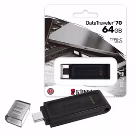 Atmintukas USB-C Kingston "DT70" 64GB USB3.2 / 100% originalus /