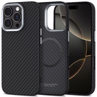 Tech-Protect Ion Carbon Magnetinis dėklas telefonui iPhone 16 Pro Max - juodas/pilkas