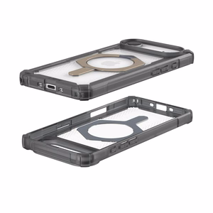 Чехол UAG Urban Armor Gear PLASMA XTE совместимый с MagSafe для iPhone 17 Air пепельный / титан