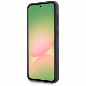 Karl Lagerfeld Fiksuotas Blizgus Ikonik Logotipo Metalinis Segtukas Dėklas telefonui Samsung Galaxy A36 - juodas