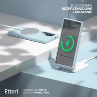 Etteri Silikoninis Mag dėklas for Samsung Galaxy S25 Ultra šviesiai mėlynas