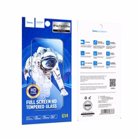 HOCO grūdintas stiklas HD 5D Guardian skydas (rinkinys 10in1) - iPhone 13 / 13 Pro / 14 / 16e juodas (G14)