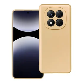 METALLIC dėklas telefonui XIAOMI Redmi NOTE 14 Pro Plus 5G auksinis