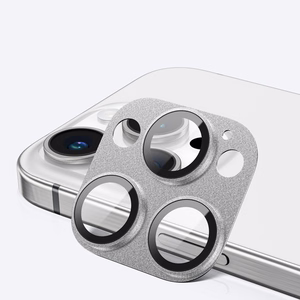 AmazingThing aviacijos klasės lydinio grūdintas stiklas objektyvui iPhone 16 Pro / 16 Pro Max - pilkas