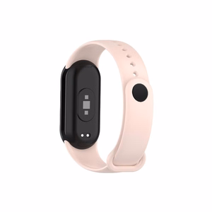 SILIKONINIS DIRŽELIS MI BAND 8/M8 (1). ŠVIESIAI ROŽINIS