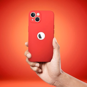 Minkštas dėklas telefonui IPHONE 7 (m) - raudonas