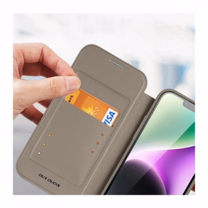 Dėklas Dux Ducis "Skin X Pro" skirtas iPhone 14 Pro smėlio spalvos