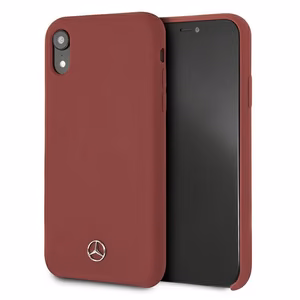 Mercedes Silikono linijos dėklas iPhone Xr - raudonas
