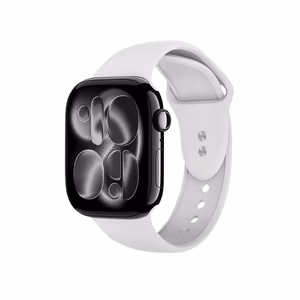 Crong Liquid Apple Watch dirželis, 44/45/46/49 mm, baltas