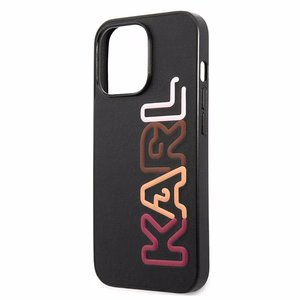 Dėklas telefonui Karl Lagerfeld Multipink Brand iPhone 13 Pro / iPhone 13 - juodas