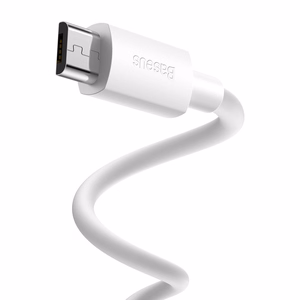 Набор кабелей Baseus Simple Wisdom Data Cable Kit USB на Micro 2.1A (2 шт./комплект) 1.5м белый