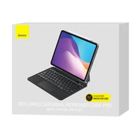 BASEUS BRILLIANCE MAGNETIC DĖKLAS WIRELESS KEYBOARD WITH DISPLAY IPAD PRO 11'' (2018/2020/2021) / IPAD AIR 4 10.9'' / IPAD AIR 5 10.9'' / IPAD 10 10.9'' (2022) PILKAS