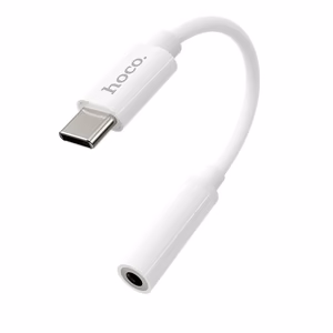 Adapteris HOCO USB Type-C (M) - ausinių jungtis 3.5mm (F)