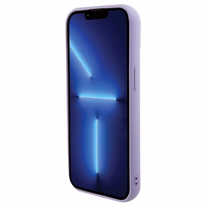 Guess Sequin Script Metal dėklas telefonui iPhone 15 - violetinė