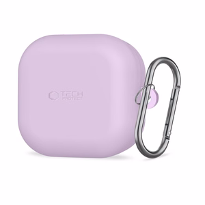 Tech-Protect Silikoninis Hook Dėklas for Samsung Galaxy Buds 4 / 4 Pro - violetinis
