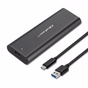 Qoltec 50311 SSD disko dėklas juodas M.2