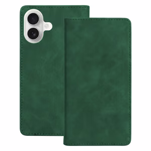 Smart Suede dėklas, skirtas iPhone 17 6,3", žalias