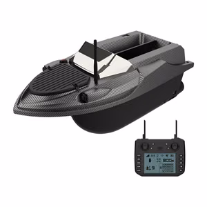 Flytec V080 Basic GPS bait boat, 20,000 mAh battery sold separately, Black
