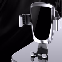 Gravity išmaniojo telefono automobilinis laikiklis ventiliacijos angai, sidabrinis (YC08)