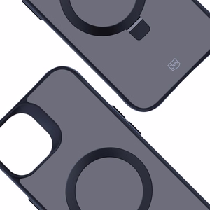 3mk Smoke dėklas telefonui Mag&Stand Apple iPhone 15 plus - juodas