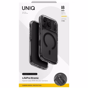 Uniq Lifepro Xtreme dėklas iPhone 18 Pro / 17 Pro – juodas