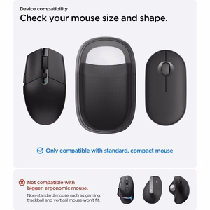 Spigen LD220 pelės dėklas, juodas