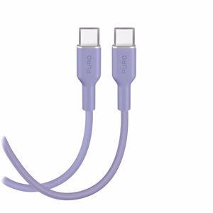Puro ICON USB-C - USB-C laidas 1.5m - violetinis