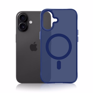 3mk Smoke MagCase для iPhone 16 синe-полупрозрачный