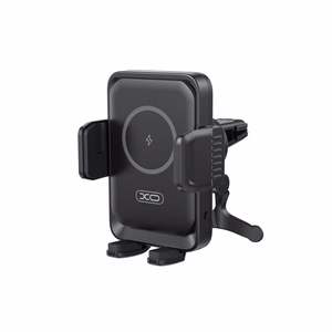 XO car holder WX046 with wireless inductive charger 15W black air vent