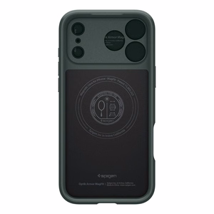 Spigen Optik Armor Magnetinis dėklas telefonui iPhone 17 Pro - žalias