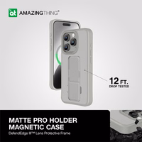 Amazing Thing Matte Pro Mag dėklas 12FT IP156.7PMPGY Iphone 15 Pro Max titano