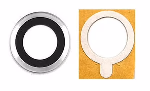 Xiaomi Mi 11 kameros stikliukas Silver Black (only lens upper) ORG