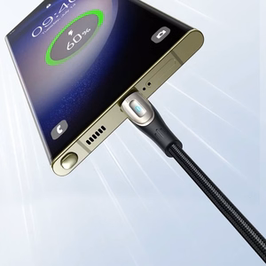 Joyroom Star-Light Series SA27-CC5 USB-C / USB-C kabelis 100W 1.2m - juodas