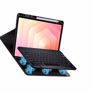 Tech-Protect SC Pen dėklas su Bluetooth klaviatūra Samsung Galaxy Tab S12+ 12.4" X840 / X846B, juodas